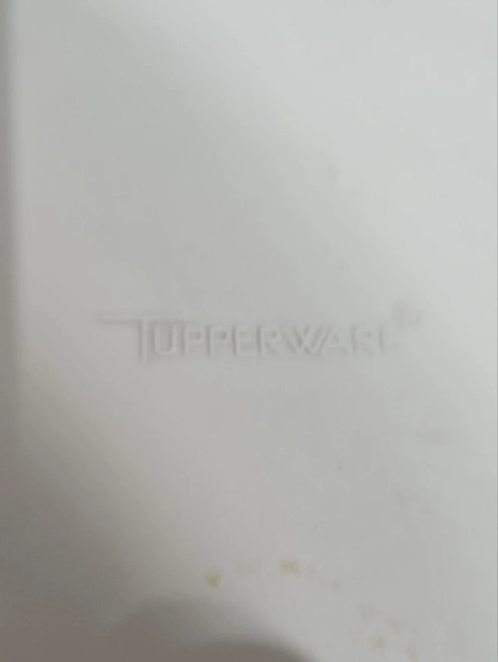 Tupperware White Round Food Storage Lid